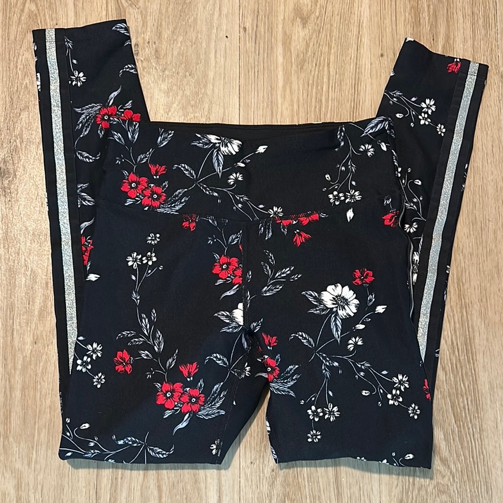 Calvin Klein Performance Black and Red Leggings